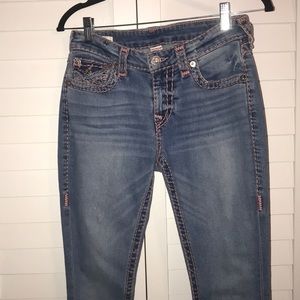 True Religion Jennie Curvy Mid Rise Skinny Jeans
